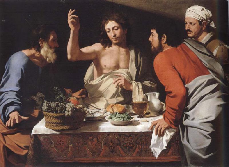 CAVAROZZI, Bartolomeo The meal in Emmaus